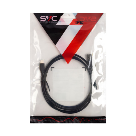 Интерфейсный кабель USB-Lightning SVC LHT-PV0120BK-P, 30В, Чёрный, Пол. пакет, 1.2 м