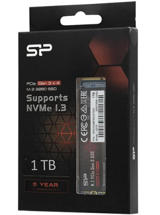 Твердотельный накопитель SSD M.2 1 TB Silicon Power UD70, SP01KGBP34UD7005, NVMe