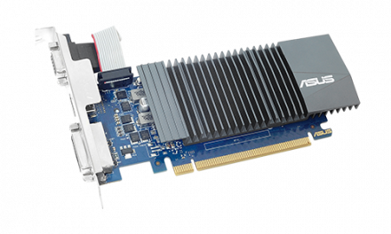Видеокарта ASUS GeForce GT710 1Gb 32bit DDR5 954/5012 D-Sub DVI HDMI GT710-SL-1GD5