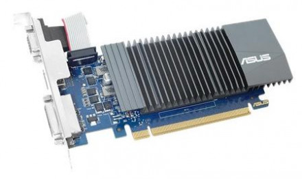 Видеокарта ASUS GeForce GT710 1Gb 32bit DDR5 954/5012 D-Sub DVI HDMI GT710-SL-1GD5