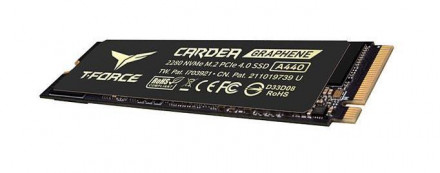 Твердотельный накопитель 1000GB SSD TeamGroup CARDEA A440 M.2 PCIe Gen 4.0x4 NVMe R7200Mb/s W5500MB/s TM8FPZ001T0C327