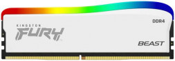 Модуль памяти Kingston Fury Beast White RGB KF432C16BWA/8 DDR4 DIMM 8Gb 3200 MHz CL16