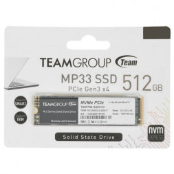Твердотельный накопитель 512GB SSD TeamGroup MP33 M.2 NVMe R1700Mb/s W1400MB/s TM8FP6512G0C101