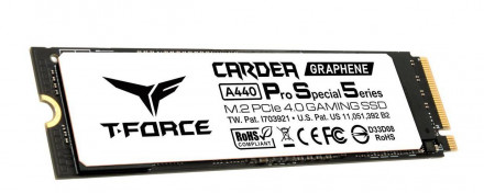 Твердотельный накопитель 1000GB SSD TeamGroup CARDEA A440 PRO Special Series M.2 PCIe Gen 4.0x4 NVMe R7200Mb/s W6000MB/s TM8FPY001T0C129