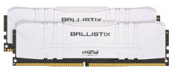 Оперативная память Crucial Ballistix White 32GB KIT (2x16Gb) DDR4 3000 MT/s, BL2K16G30C15U4W