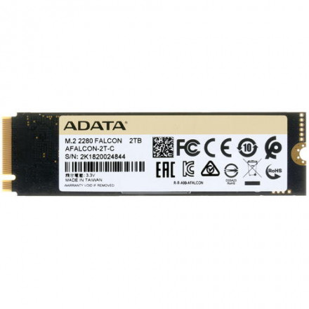 Твердотельный накопитель SSD M.2 2 TB ADATA FALCON, AFALCON-2T-C, NVMe 1.3