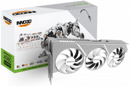 Видеокарта Inno3D GeForce RTX4080 SUPER X3 OC WHITE, 16G GDDR6X 256-bit HDMI 3xDP N408S3-166XX-18703259