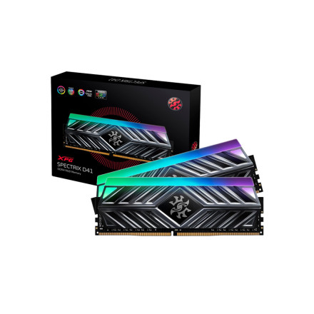 DIMM DDR4 16 GB kit &lt;3600MHz&gt; ADATA XPG SPECTRIX D41 RGB, AX4U36008G18I-DT41, (2x8GB), CL18