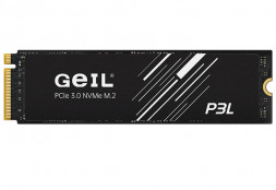 Твердотельный накопитель 256GB SSD GEIL P3L M.2 2280 PCIe Gen3x4 with NVMe 1.3, 3D NAND Flash, 3.3V,