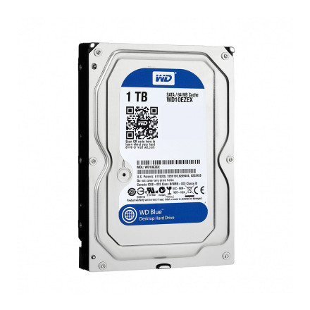 Жёсткий диск HDD 1Tb Western Digital Blue 7200pm 64Mb 3,5&quot; WD10EZEX