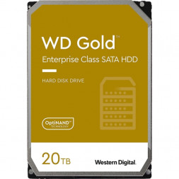 Жесткий диск повышенной надежности HDD 20Tb Western Digital GOLD SATA3 3,5&quot; 7200rpm 512Mb WD201KRYZ