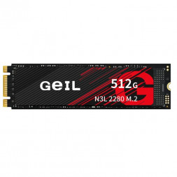 Твердотельный накопитель 512GB SSD GEIL N3L M.2 2280, SATAIII 6.0Gb/s, 3D NAND Flash, 3.3V±5%, R500M