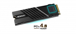 Твердотельный накопитель SSD M.2 1 TB Gigabyte AORUS Gen4 7000s, GP-AG70S1TB, NVMe 1.4
