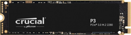 Твердотельный накопитель SSD M.2 1 TB Crucial P3, CT1000P3SSD8, PCIe 4.0 x4, NVMe 1.3