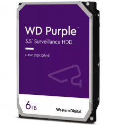 Жесткий диск HDD6Tb Western Digital Purple SATA 6Gb/s 128Mb 3,5&quot; 5640rpm WD62PURZ