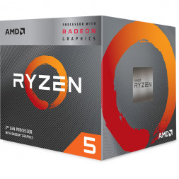 Процессор AMD Ryzen 5 3400G BOX, AM4, YD3400C5FHBOX