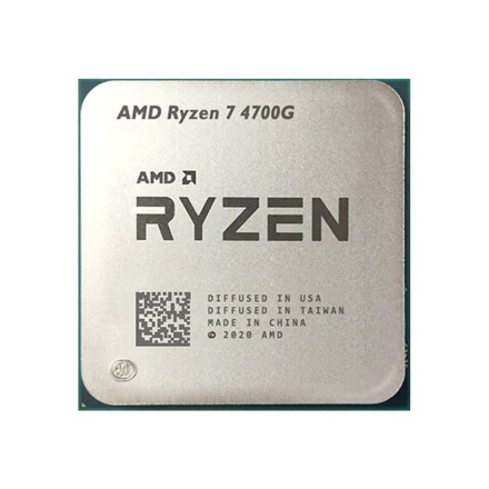 Процессор AMD Ryzen 7 4700G 3,6Гц (4,4ГГц Turbo) AM4 7nm, 8/16, L2 4Mb L3 8Mb, 65W, with Radeon™ Gra