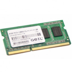 Оперативная память для ноутбука GEIL 4Gb DDR3L 1600Mhz, GGS34GB1600C11S