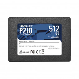 SSD Накопитель 512GB PATRIOT P210 SATA3, P210S512G25