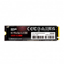 Твердотельный накопитель SSD M.2 500 GB Silicon Power UD90, SP500GBP44UD9005, NVMe