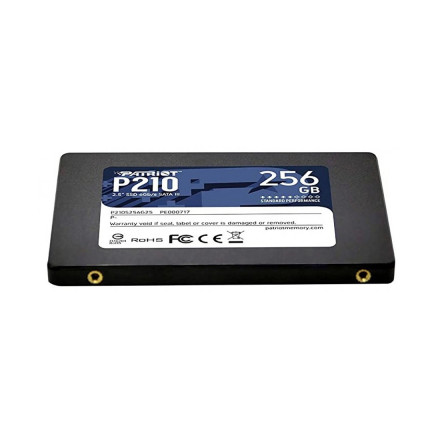 Твердотельный накопитель  256GB SSD PATRIOT P210 2.5” SATA3 R500Mb/s W400MB/s 7mm P210S256G25