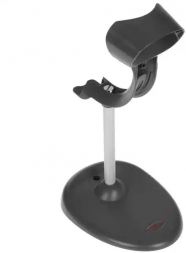 Stand: gray, 15cm (6') height, rigid rod, large oval weighted base, Xenon cradle