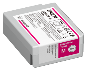 Картридж Epson C13T52M340 SJIC42P-M Ink Картридж for ColorWorks C4000e ( Magenta)
