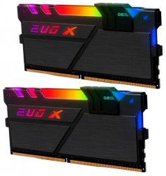 Оперативная память GEIL EVO X II Black 32GB Kit (2x16GB) DDR4 3000MHz, GEXSB432GB3000C16ADC