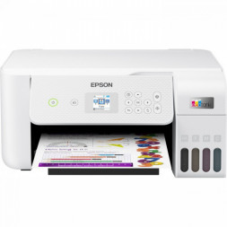 МФУ струйное цветное Epson L3266 C11CJ66411, до 33 стр/мин, А4, печать фотографий, WIFI, no ADF (белый) C11CJ66411