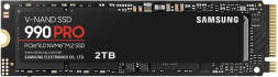 Твердотельный накопитель SSD M.2 2 TB Samsung 990 Pro, MZ-V9P2T0BW, NVMe 1.3