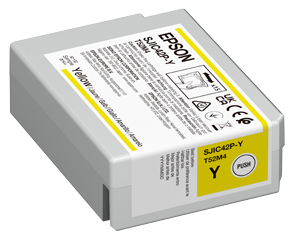 Картридж Epson C13T52M440 SJIC42P-Y Ink Картридж for ColorWorks C4000e ( Yellow)