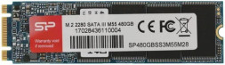 Твердотельный накопитель SSD M.2 SATA 480 GB Silicon Power M55, SP480GBSS3M55M28, SATA 6Gb/s