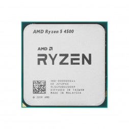 Процессор AMD Ryzen 5 4500 3,6Гц (4,1ГГц Turbo), AM4, 7nm, 6/12, L3 8Mb, 65W, OEM