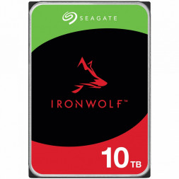 Жесткий диск HDD SATA 10000 GB Seagate Ironwolf, ST10000VN000, 7200rpm, 256MB cache