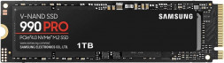 Твердотельный накопитель SSD M.2 1 TB Samsung 990 PRO, MZ-V9P1T0BW, PCIe 4.0 x4, NVMe 1.3