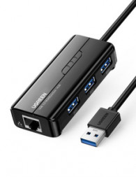 Конвертер сигнала UGREEN 20265 USB 3.0 Hub with Gigabit Ethernet Adapter