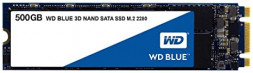 SSD Накопитель WD Blue 3D NAND 500ГБ M2.2280 WDS500G2B0B