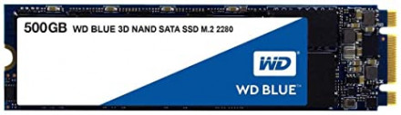 SSD Накопитель WD Blue 3D NAND 500ГБ M2.2280 WDS500G2B0B