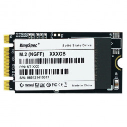 Твердотельный накопитель SSD M.2 SATA (2242) 256 GB KingSpec NT-256 2242, PCIe 3.0 x2, NVMe