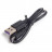 Интерфейсный кабель Awei Type-C to Type-C CL-113T 2.4A 30cm Чёрный