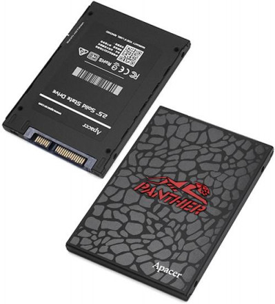 Твердотельный накопитель 512GB SSD Apacer AS350 Panther 2.5” SATA3 R560Mb/s, W540MB/s IOPS 76/68K, M
