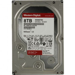 Жесткий диск для NAS систем HDD 8Tb Western Digital RED Plus SATA6Gb/s 3.5&quot; 256Mb 7200rpm WD80EFBX