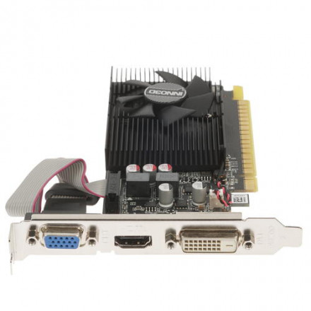 Видеокарта Inno3D GT730 4GB SDDR3 LP, 4G SDDR3 64bit VGA HDMI DVI N73P-BSDV-M5BX