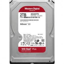 Жесткий диск для NAS систем HDD 2Tb Western Digital RED Plus SATA 6Gb/s 3.5&quot; 64Mb 5400rpm WD20EFPX