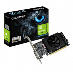 Видеокарта Gigabyte GeForce GT710 Low Profile 2GB DDR5 GV-N710D5-2GL