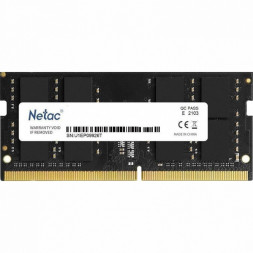 Модуль памяти для ноутбука Netac Basic, NTBSD4N32SP-16, DDR4 SO-DIMM, 16Gb, 3200Mhz, C22