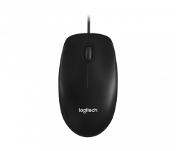 Мышь Logitech M100 Black (черная, оптическая, 1000dpi, USB, 1.8м) (M/N: M-U0026)