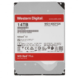 Жесткий диск для NAS систем HDD 14Tb Western Digital RED Plus SATA6Gb/s 3.5&quot; 512Mb 7200rpm WD140EFGX