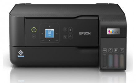 МФУ струйное цветное Epson L3560 C11CK58404, А4, до 33 стр/мин, Wi-Fi, no ADF, duplex, черные чернила в комплекте 2 шт