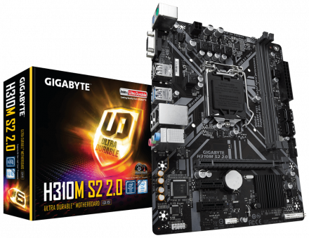 Материнская плата Gigabyte H310M S2 Intel H310 LGA1151